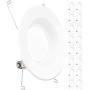 Sunco Lighting 16 Pack 5/6 Inch LED Recessed Downlight, Smooth Trim, Dimmable, 13W=75W, 965 LM, 3000K Warm White, Damp Rated, Simple Retrofit Installation - UL