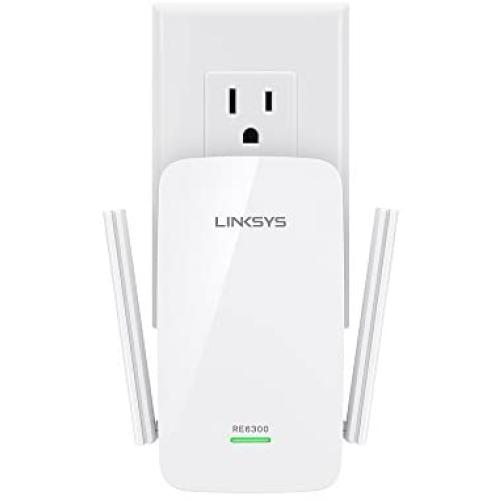 Linksys RE6300 AC750 Boost Dual-Band Wi-Fi Gigabit Range Extender / Repeater