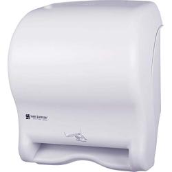 San Jamar T8400WH Smart Essence Classic Hands Free Paper Towel Dispenser, White
