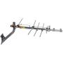 TV Antenna - RCA Outdoor Yagi Satellite HD Antenna with Over 70 Mile Range - Attic or Roof Mount TV Antenna, Long Range Digital OTA Antenna for Clear Reception, 4K 1080P Silver