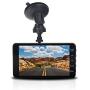 Minolta MNCD42 Full HD 1080P Wide Angle Car Dashboard Camera with G-Sensor, HDR, Loop Recording & 4'' LCD Screen, Blue