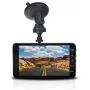 Minolta MNCD42 Full HD 1080P Wide Angle Car Dashboard Camera with G-Sensor, HDR, Loop Recording & 4'' LCD Screen, Blue