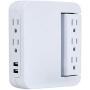 GE Surge Protector Tap Computer Surge Protector (39429) White