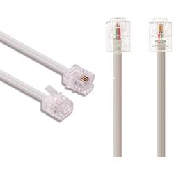 Ted Lele Male to Male 6P2C RJ11 Telephone Fax Machines Modems Straight Cable Wire Line 8M / 26.2ft Long