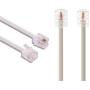 Ted Lele Male to Male 6P2C RJ11 Telephone Fax Machines Modems Straight Cable Wire Line 8M / 26.2ft Long