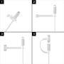 TechMatte Charging Adapter Compatible with Apple Pencil, Female to Female Charger Connector (2-Pack)