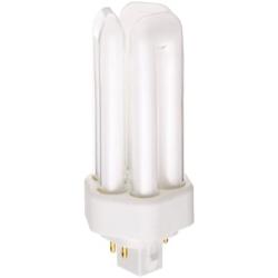Satco S8343 3500K 18-Watt GX24q-2 Base T4 Triple 4-Pin Tube for Electronic and Dimming Ballasts