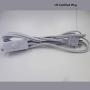 Cresea Products 10ft UL T5 T8 Led Tube Power Extension Cords for Integrated Tube Light with 2 Prong US Plug and On/Off Switch (2 Pack)