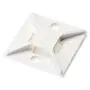 Panduit ABM2S-A-D Cable Tie Mount, Adhesive Backed, 4-Way, ABS, White (500-Pack)