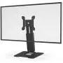 Wearson Folding Monitor Stand - Height Adjustable Vesa Monitor Stand, Tilt, Rotation Free Standing Low Profile Desk Mount for Single Monitor up to 28 inch Screens Upgrade WS-03T