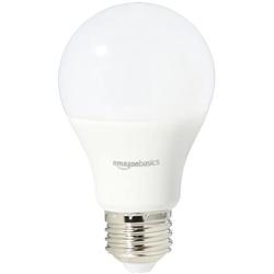 Amazon Basics 60 Watt Equivalent, Soft White, Non-Dimmable, 15,000 Hour Lifetime, A19 LED Light Bulb | 2-Pack