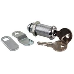 JR Products 00335 Standard Compartment Door Key Lock - 1-3/8''