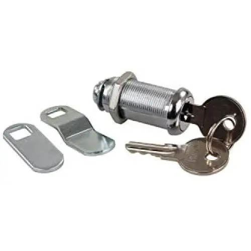 JR Products 00335 Standard Compartment Door Key Lock - 1-3/8''