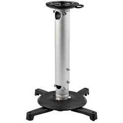 StarTech.com Universal Ceiling Projector Mount - Heavy Duty Height Adjustable/Extendable Pole Mount 5-22.7'' from Ceiling - 33lb (15kg) - Tilt/Rotate - Hanging Projector Mount w/Bracket