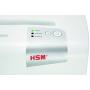 HSM X5 Shredstar 5-Sheet, Cross-Cut, 4.8 gal Capacity Paper Shredder with Separate CD Slot, White