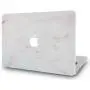 LuvCase 2in1 Laptop Case Compatible with MacBook Pro 13'' (2016-2021) with Touch Bar A2338 M1/A2251/A2289/A2159/A1989/A1706/A1708 Rubberized Plastic Hard Shell Cover with Screen Protector (Pink Marble)