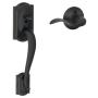 Camelot Front Entry Handle Accent Right-Handed Interior Lever (Aged Bronze) FE285 CAM 716 ACC RH