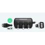 Powapod Multi Car Retractable Cord 3 in 1 Power Charging Station Car Charger, Type C Micro USB Compatible with Cell Phones and Tablets Fast Charge, Shipped from USA