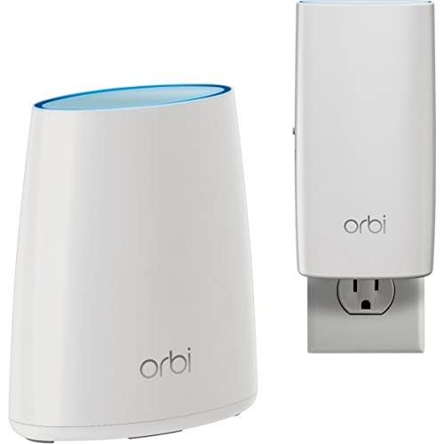 NETGEAR (RBK30-100NAS) Orbi Whole Home Mesh WiFi System – Simple setup, Wireless router replacement, no WiFi dead zones, Works w