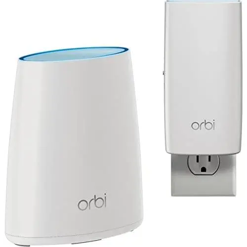 NETGEAR (RBK30-100NAS) Orbi Whole Home Mesh WiFi System – Simple setup, Wireless router replacement, no WiFi dead zones, Works w