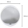 Command Fog Resistant Mirror, 1-Mirror, 2-Water-Resistant Strips (BATH15-ES), Organize Damage-Free