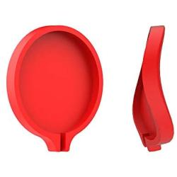 3PCS Alquar Compatible for iPhone 12 Magsafe Magnetic Charger Silicone Case, Gel Pad Cover for Magsafe Wireless Magnetic Charger (Red)