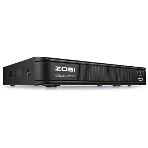 ZOSI 1080N 8 Channel DVR for Security Camera, 720p CCTV DVR Recorder Hybrid Capability 4-in-1(Analog/AHD/TVI/CVI) Surveillance System,Motion Detection,Remote Access,Email Alarm,No Hard Drive