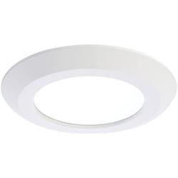 Halo SLD606927WHJB SLD 5 in. and 6 in. White Integrated Recessed Trim, 90 CRI 2700K Warm Junction Box LED Surface Mount, 6''