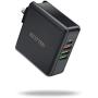 BESTTEN 61W USB Wall Charger Adapter with Type-C Power Delivery (PD 3.0) & Type A Quick Charging (QC 2.0/3.0) Ports