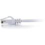 C2G 04039 Cat6 Cable - Snagless Unshielded Ethernet Network Patch Cable, White (12 Feet, 3.65 Meters)