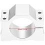 Aluminum CNC Spindle Motor Mount Bracket Clamp with Screws 52mm Diameter, Silver Spindle Mount Bracket