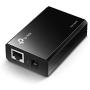 TP-LINK 802.3af Gigabit PoE Injector | Convert Non-PoE to PoE Adapter | Auto Detects the Required Power, up to 15.4W | Plug & Play | Distance Up to 100 meters (328 ft.) | Black (TL-PoE150S)