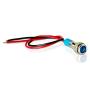 Gasher 12V/24V/110V 20mA Energy Saving Indicator Light Mounting Hole Size 6mm Green Yellow Red Blue White 5 Pcs