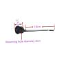 10 Piece Set Black DC 1-250V 6A SPST Diameter 2.2cm Thumb on/Off Mini Boat Wired Switch Remote Control car Automatic Ship 2-Wire Switch Thumb Plate Button Boat Switch Table lamp Small Switch