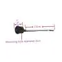 10 Piece Set Black DC 1-250V 6A SPST Diameter 2.2cm Thumb on/Off Mini Boat Wired Switch Remote Control car Automatic Ship 2-Wire Switch Thumb Plate Button Boat Switch Table lamp Small Switch