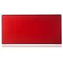 Mega Size Gaming Mouse Pad - Anti Slip Rubber Base - Stitched Edges - Large Desk Mat - 48'' x 24'' x 0.16'' (Mega, All Red)