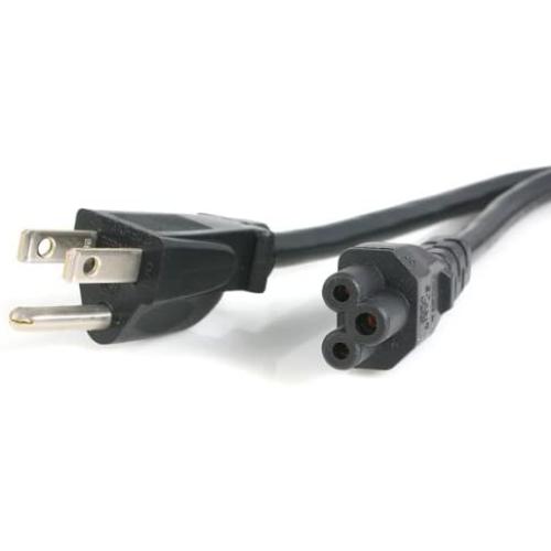 StarTech.com 6ft Standard Laptop Power Cord (NEMA 5-15P to IEC 320 C5) - 3 Prong Replacement Notebook Power Cable - 125V, 13A, 18AWG (PXT101NB3S)
