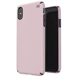 Speck Products Presidio Pro iPhone Xs Max Case, Meadow Pink/Vintage Purple