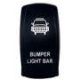 OZ-USA Bumper Light BAR Switch Laser Blue LED Rocker On/Off Switch UTV Truck Polaris RZR XP 900 800 Dash