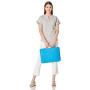 Amazon Basics 15.6'' Professional Laptop Case Sleeve Bag (With Retractable Handle) - Blue
