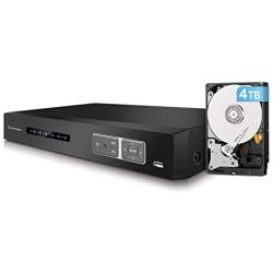 Amcrest 4K HD-Analog 16CH Video Security DVR Digital Recorder, UltraHD 16-Channel 4K (8MP), HD Analog, Pre-Installed 4TB Hard Drive, Cameras NOT Included, Security Camera System (AMDV8M16-4TB)