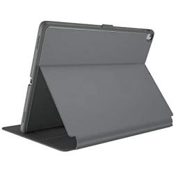 Speck Products Compatible Case for Apple iPad 9.7'' (2017/2018, also fits 9.7'' iPad Pro/Air 2/Air), Balance FOLIO Case/Stand, Stormy Grey/Charcoal Grey