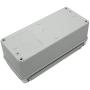 LMioEtool Waterproof Dustproof IP67 ABS Plastic Junction Box Universal Electric Project Enclosure Pale Gray with PC Transparent/Clear Cover 7.1x3.1x2.8 inch (180x80x70mm)