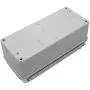 LMioEtool Waterproof Dustproof IP67 ABS Plastic Junction Box Universal Electric Project Enclosure Pale Gray with PC Transparent/Clear Cover 7.1x3.1x2.8 inch (180x80x70mm)