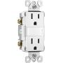 Legrand radiant Adjustable LED Night Light Outlet, Nightlight Electrical Outlets, Tamper Resistant, Safe for Kids, White, NTL885TRWCC6