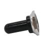 mxuteuk 5pcs Black 12mm Rubber Rocker Toggle Switch Knob Hat Waterproof Boot Cover Cap Ten-MZ-BK