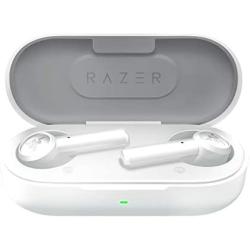 Razer Hammerhead True Wireless Bluetooth Gaming Earbuds: 60ms Low-Latency - IPX4 Water Resistant - Bluetooth 5.0 Auto Pairing - Touch Enabled - 13mm Drivers - Mercury White