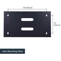 StarTech.com 6U Wall Mount Network Equipment Rack - 14 Inch Deep - 19'' Patch Panel Bracket for Shallow Server Equipment- 44lbs Capacity (WALLMOUNT6), Black