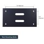 StarTech.com 6U Wall Mount Network Equipment Rack - 14 Inch Deep - 19'' Patch Panel Bracket for Shallow Server Equipment- 44lbs Capacity (WALLMOUNT6), Black