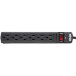 Tripp Lite 6 Outlet Surge Protector Power Strip, 6ft Cord, Black, & $10,000 INSURANCE (TLP6B)